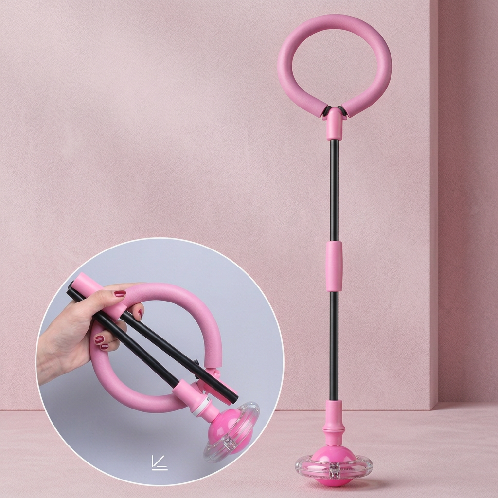 3-in-1 LED Skip Ball mit Sprungzähler und Timer für Kinder