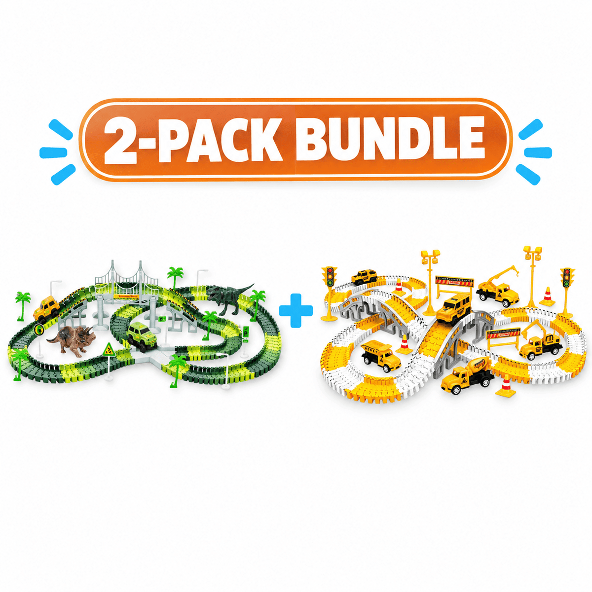 Flexibles Rennstrecken-Set für Kinder
