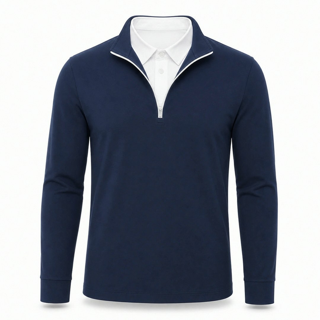 Herren Ultra Komfortables 2-in-1 Quarter-Zip