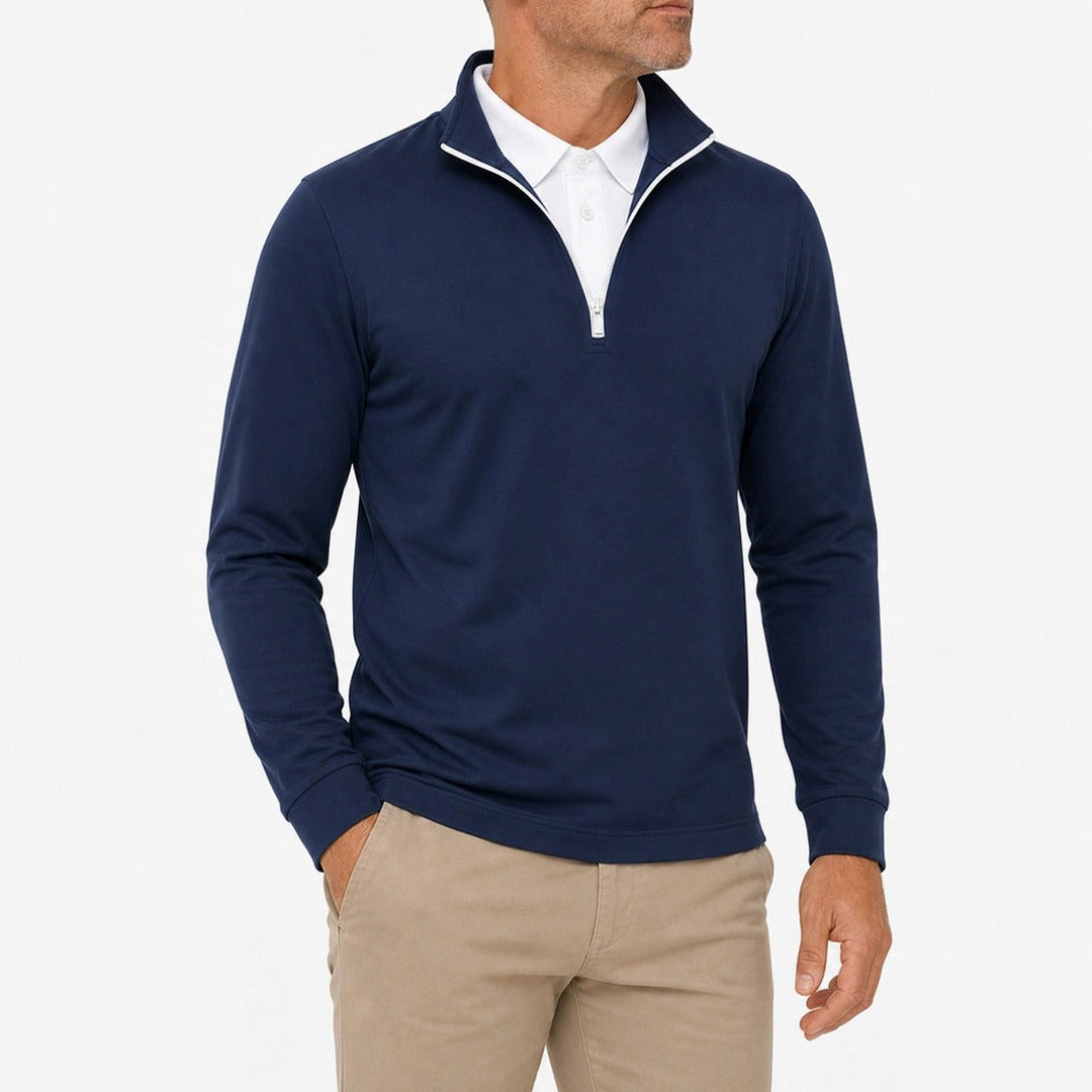 Herren Ultra Komfortables 2-in-1 Quarter-Zip