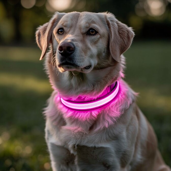 Leuchthalsband für Hunde