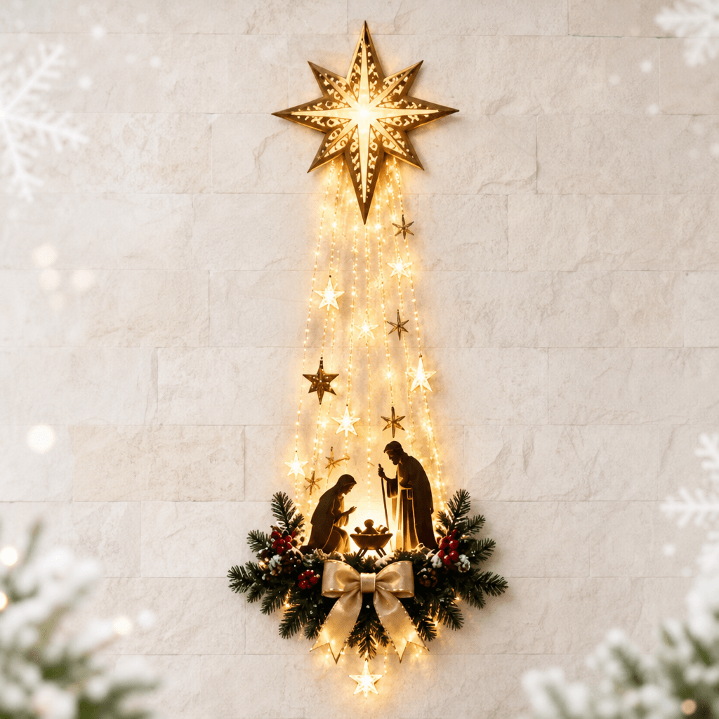 LED-Krippe für Wand und Tür