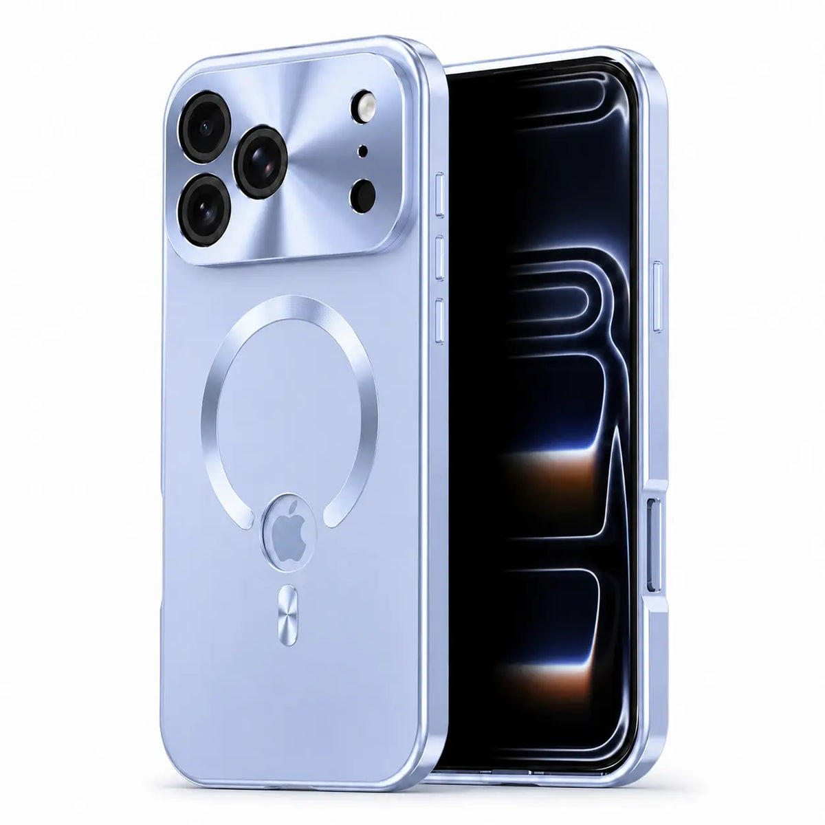 Magnetische iPhone-Hülle mit Metallrahmen und Privacy-Schutz