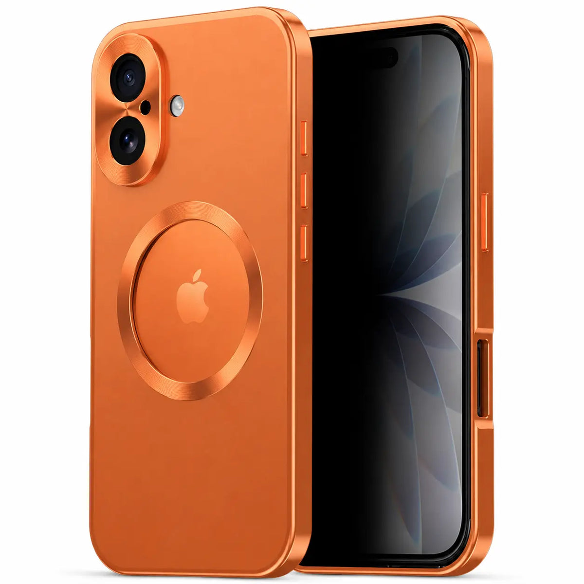 Magnetische iPhone-Hülle mit Metallrahmen und Privacy-Schutz