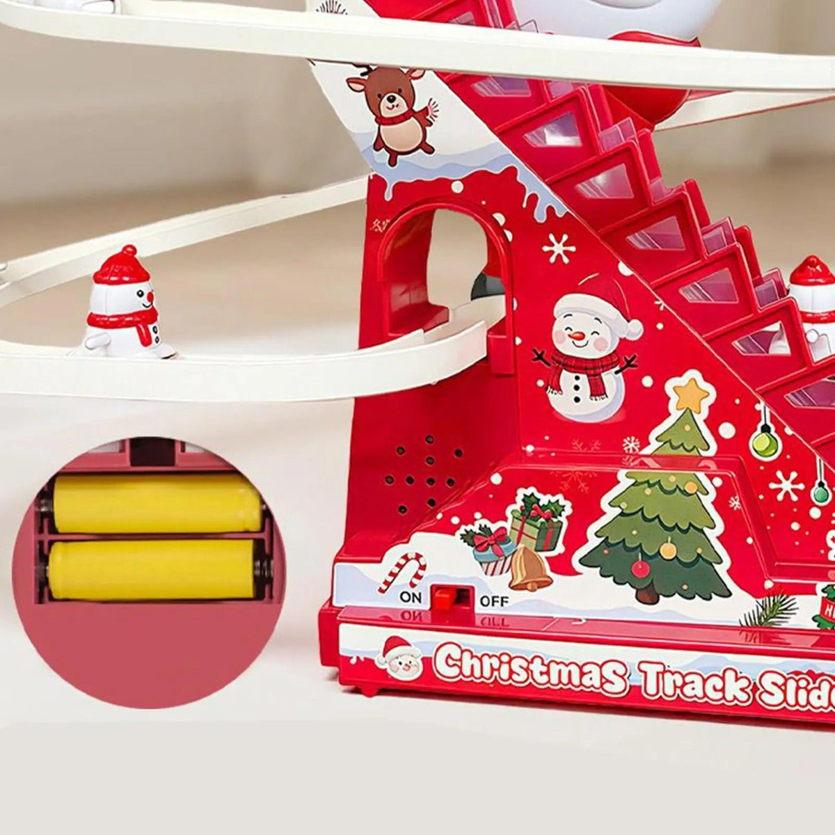 Weihnachts-Weihnachtsmann-Rutsche Achterbahn Spaß