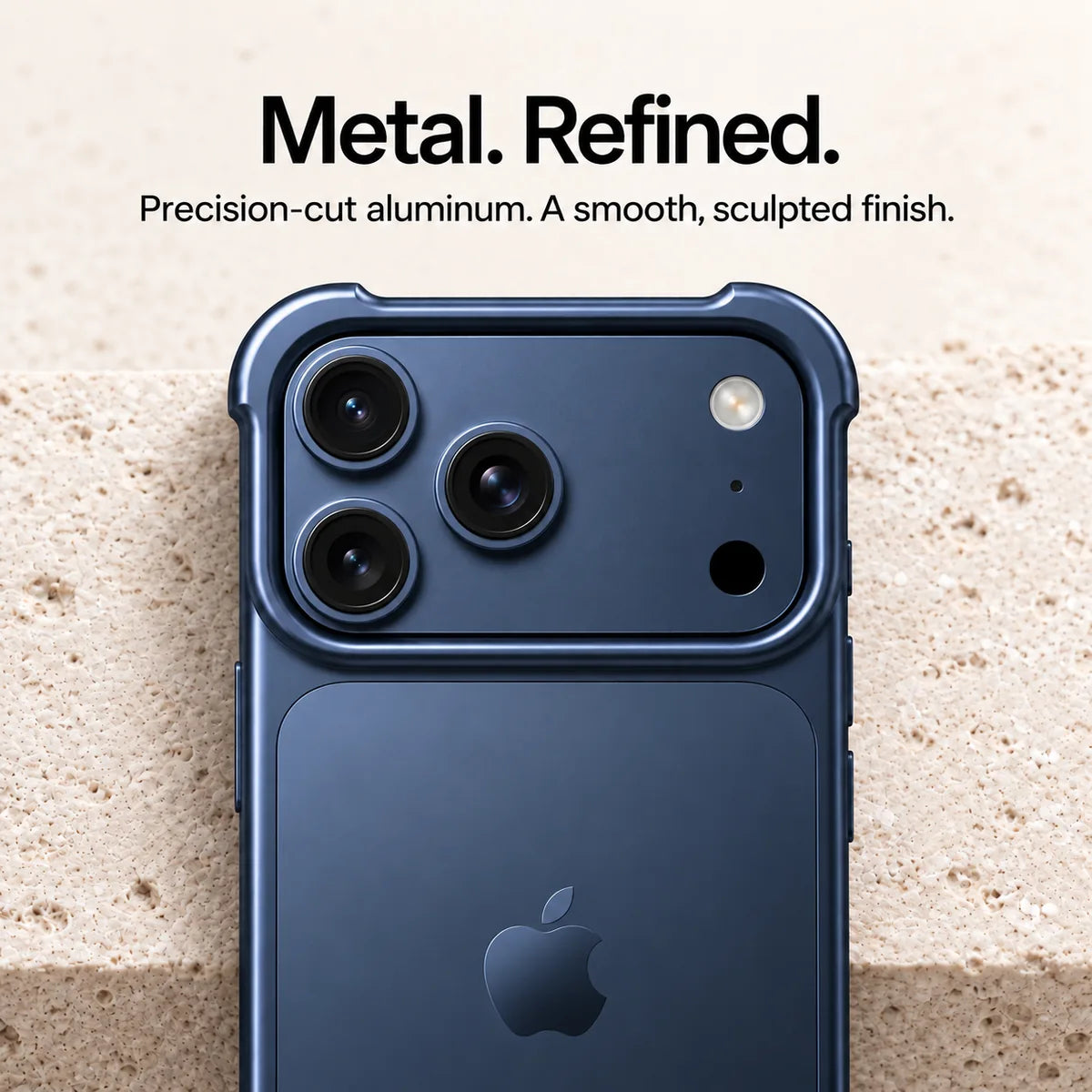 Schlanke Aluminium-iPhone-Bumper-Hülle – Stoßfeste Minimalistische Schutzhülle