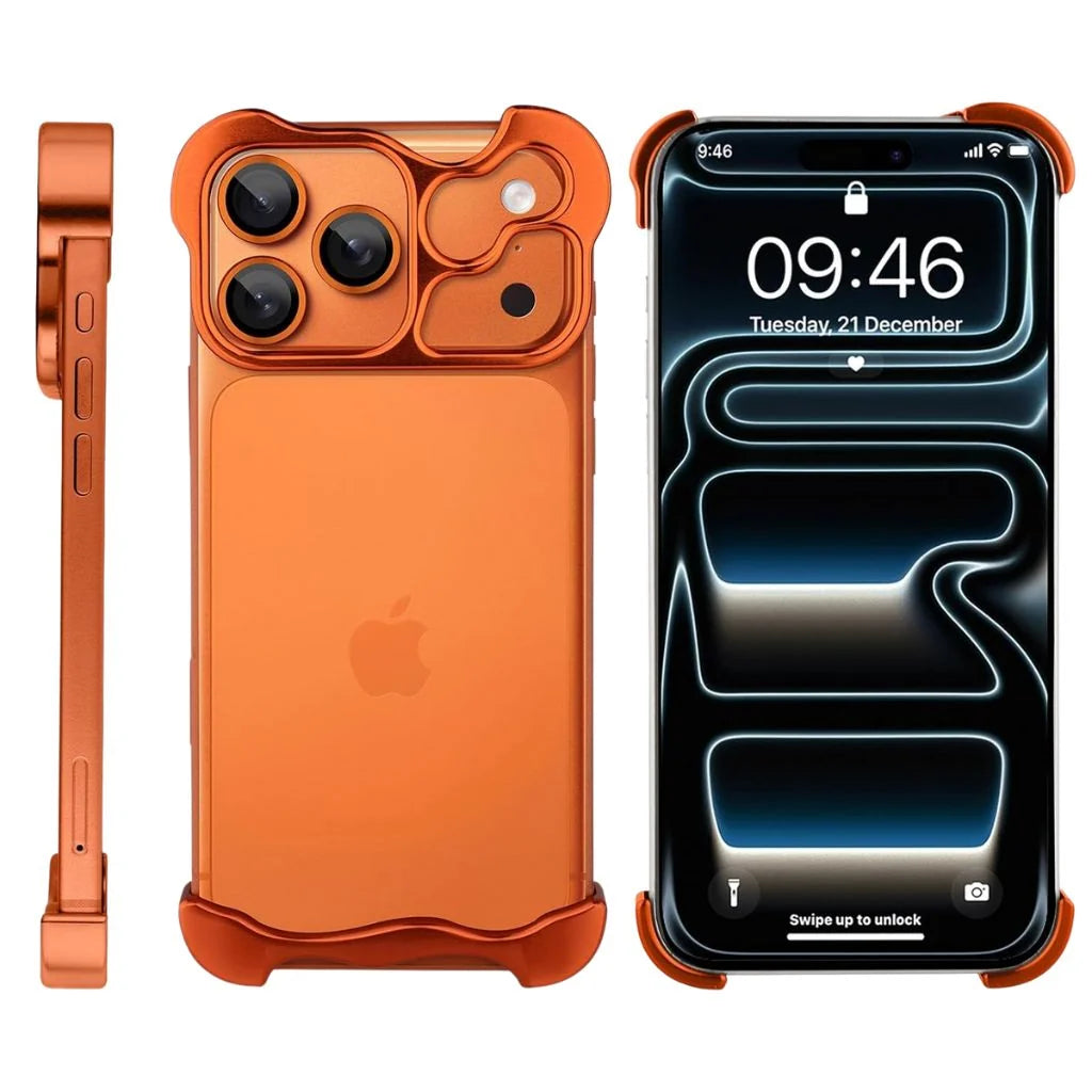 Schützende Metall-iPhone-Bumper-Hülle – Sturz- & Kameraschutz