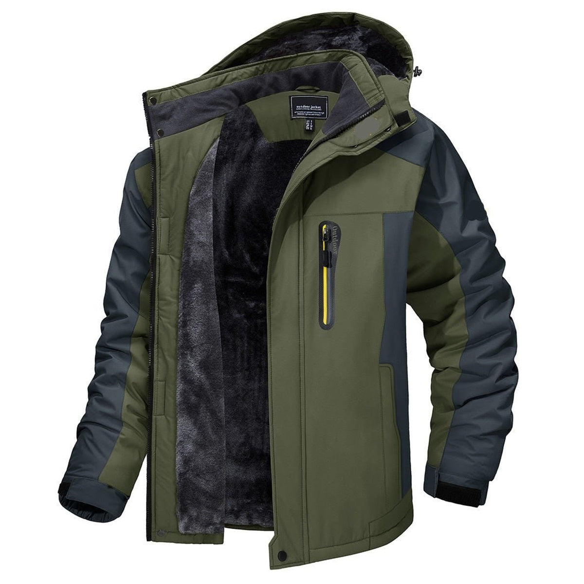 Performance Winterjacke mit wasserdichtem abnehmbarem Futter und Oberstoff