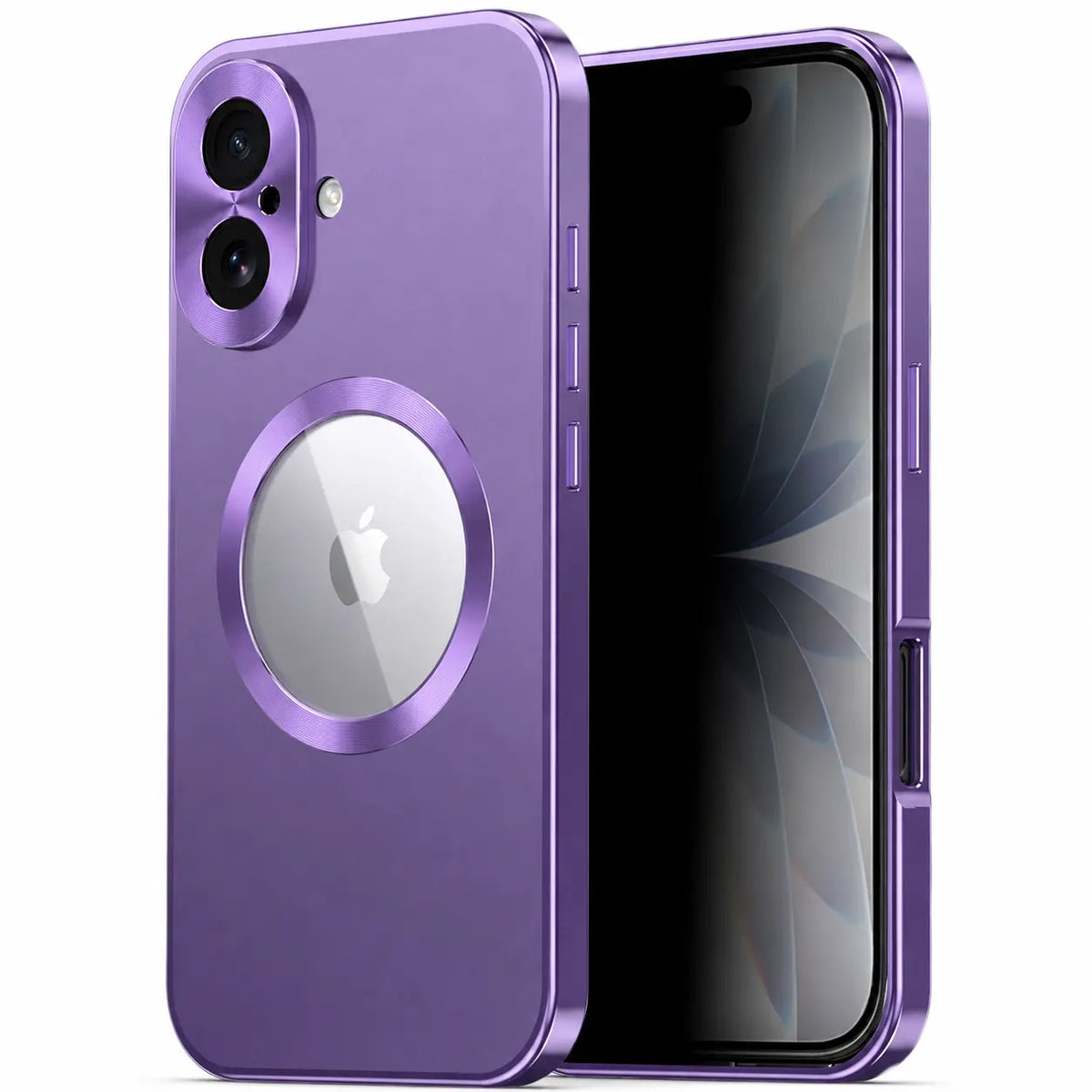 Magnetische iPhone-Hülle mit Metallrahmen und Privacy-Schutz