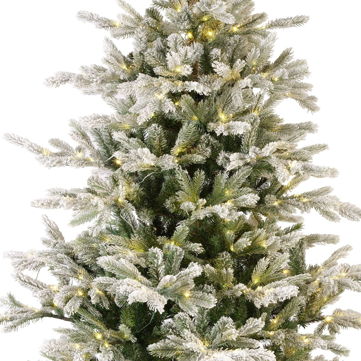Premium Weihnachtsbaum mit LED – Grün oder verschneit