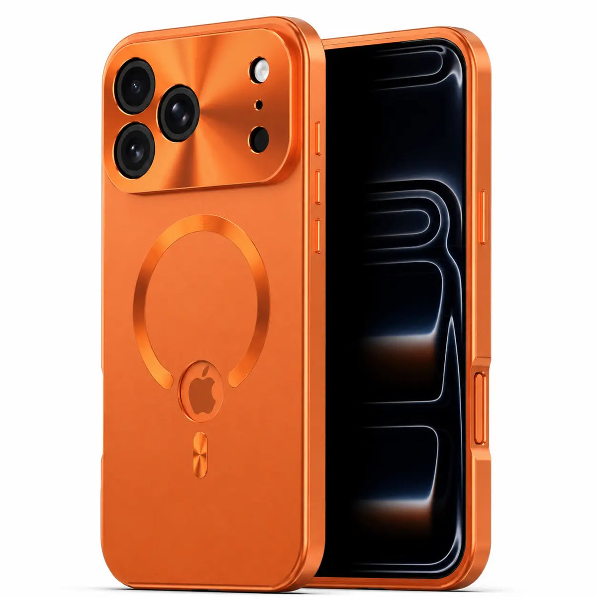 Magnetische iPhone-Hülle mit Metallrahmen und Privacy-Schutz