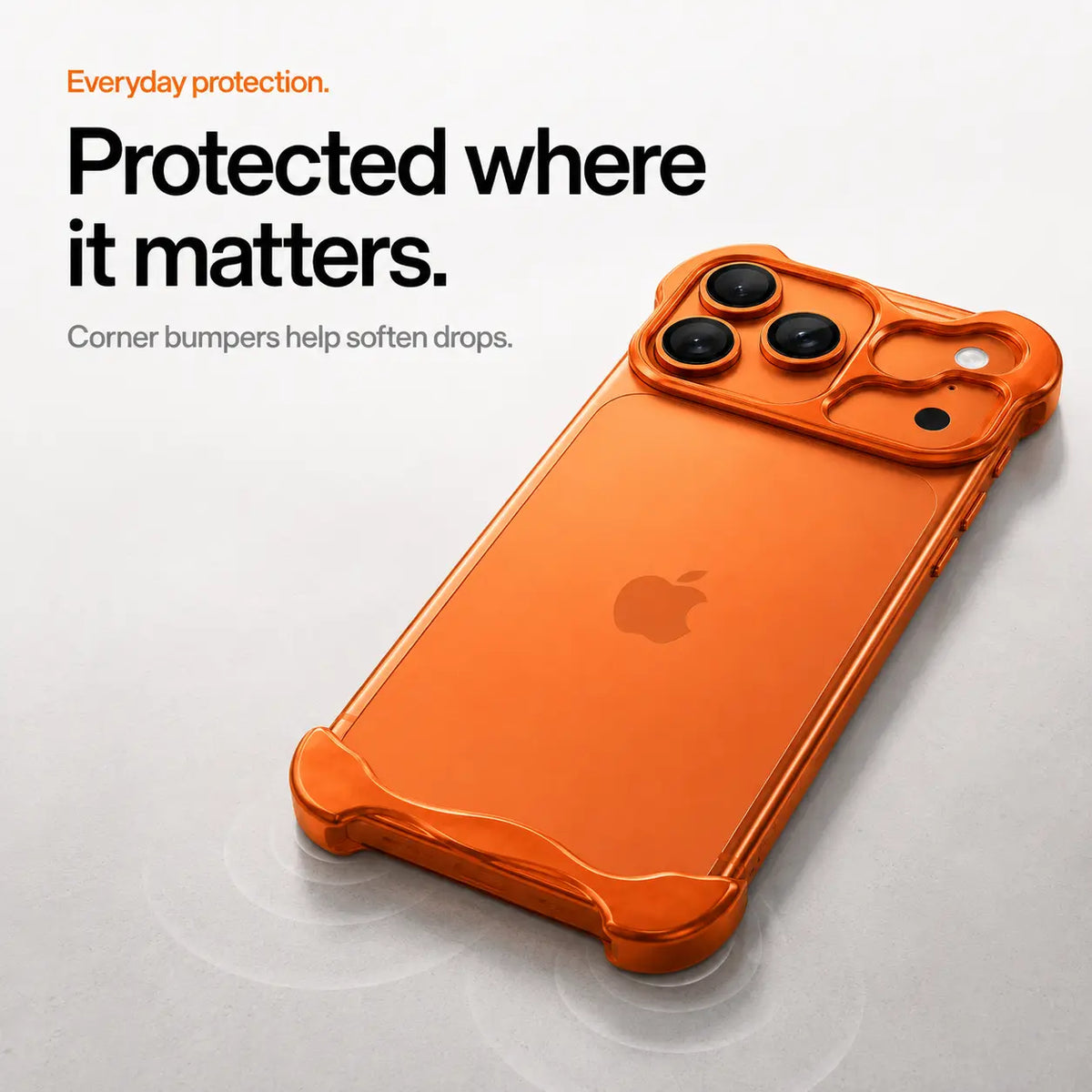 Schützende Metall-iPhone-Bumper-Hülle – Sturz- & Kameraschutz