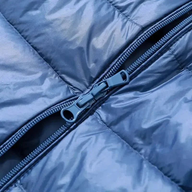Puffer Coat, leichte faltbare Daunenjacke