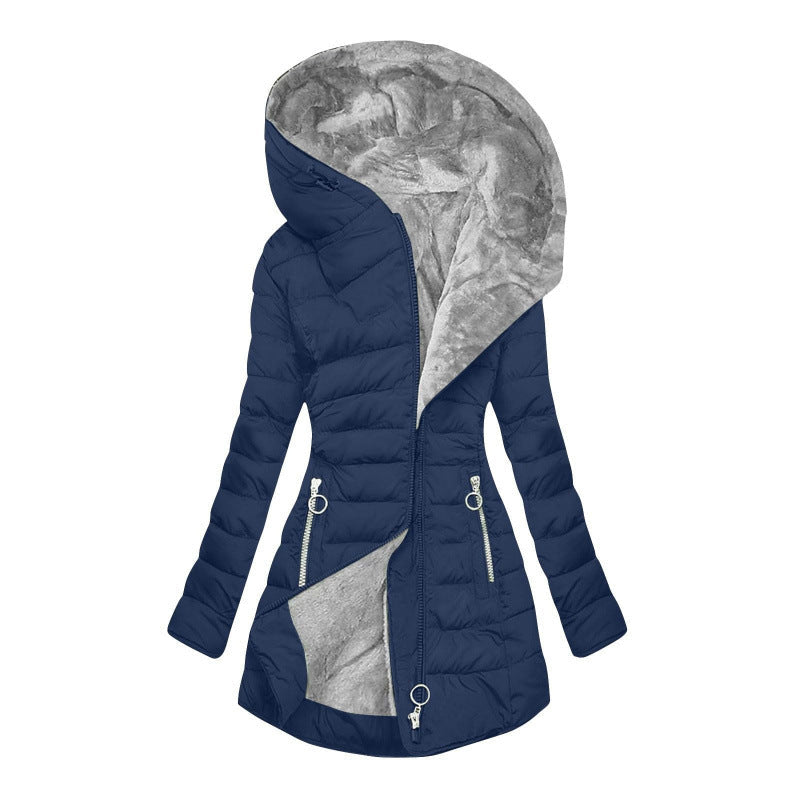 Daunenjacke mit Kapuze