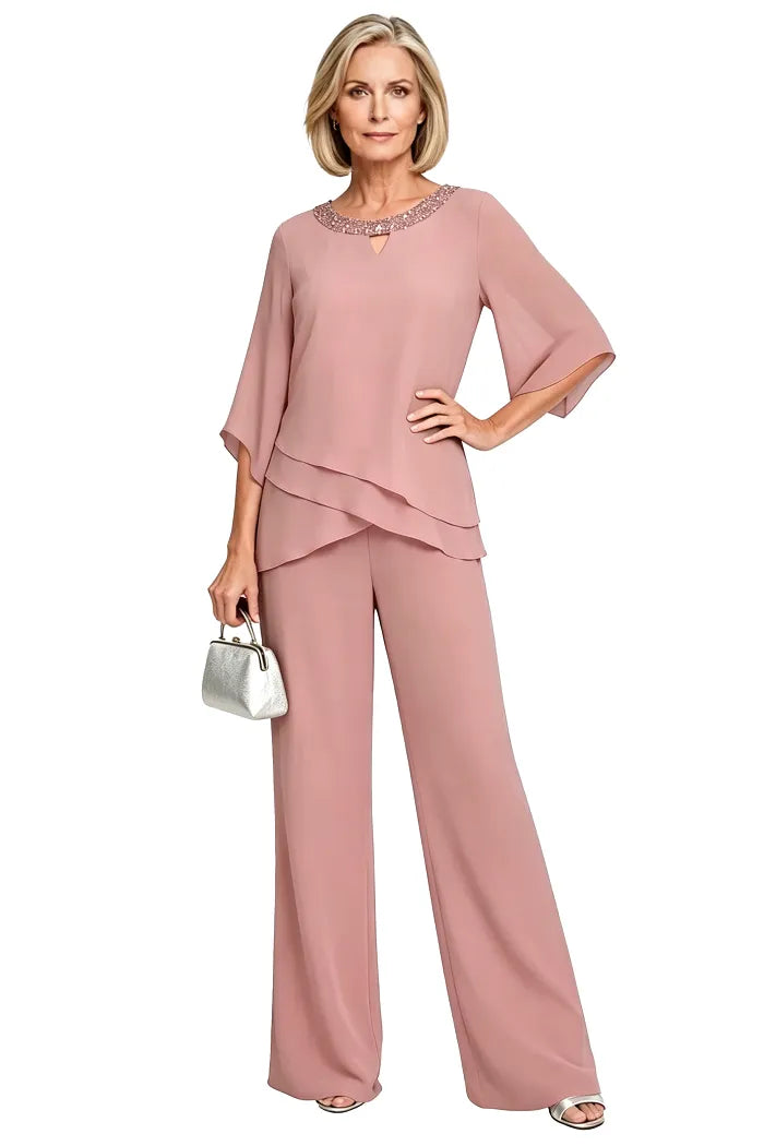 Elegantes Loose-Fit Formelles Hosenanzug-Set