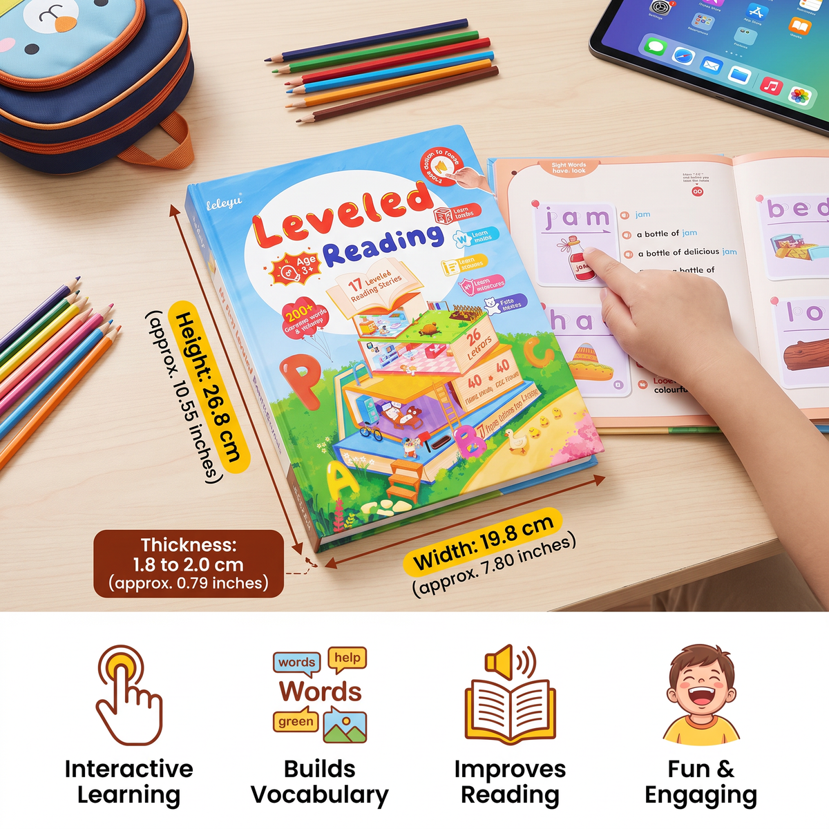 Mein erstes Leveled Reading Sound-Buch – Interaktives Lesen & Lesekompetenz