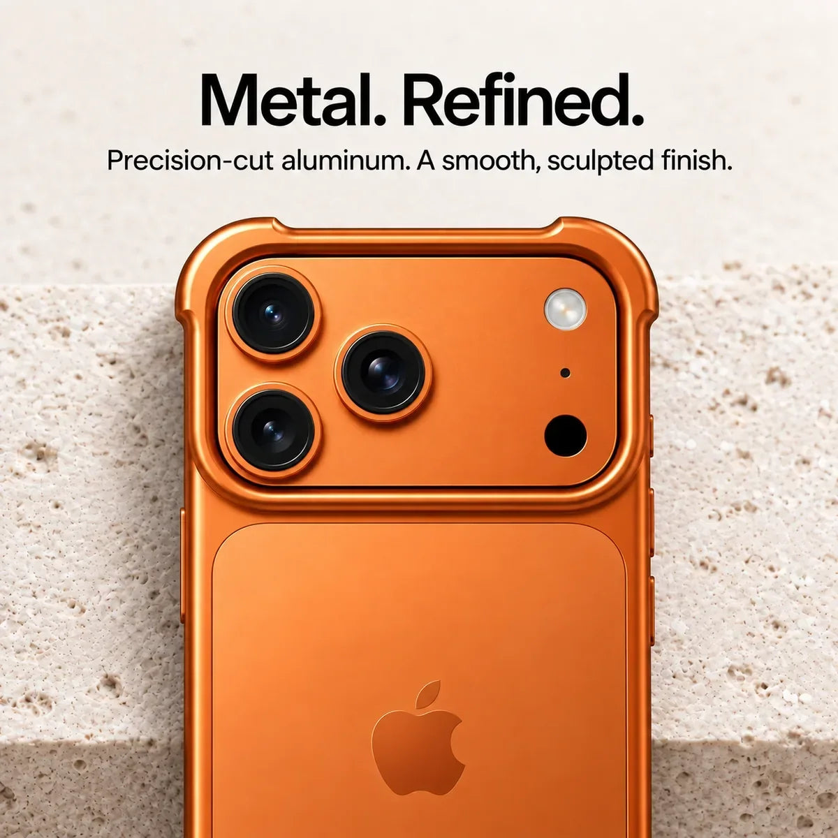 Schlanke Aluminium-iPhone-Bumper-Hülle – Stoßfeste Minimalistische Schutzhülle