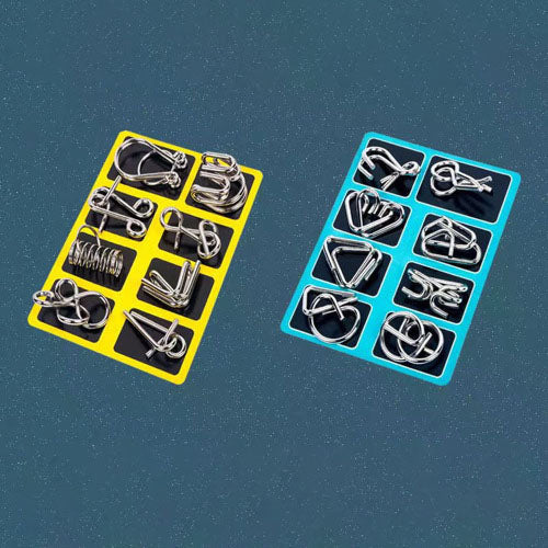 Iron Link Unlock Interlock Game - Metall-Puzzle Anti-Stress für Gehirn-Herausforderung und Entspannung