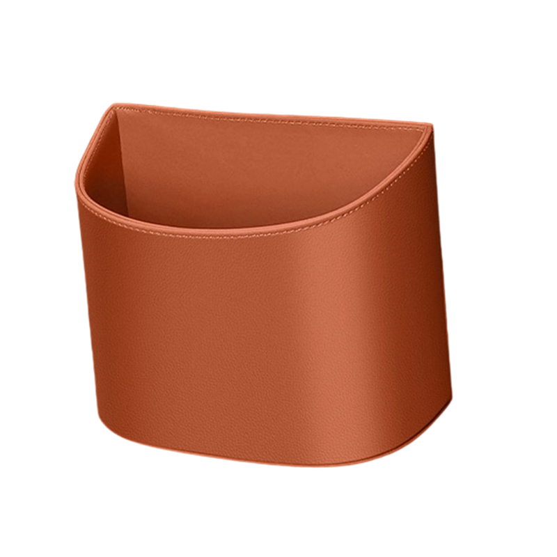 Leder Auto-Tür Getränkehalter – Breite Öffnung, einfacher Zugriff für Getränke & Handy. Clip-on sichere Passform. PU-Leder, robust & stilvoll.