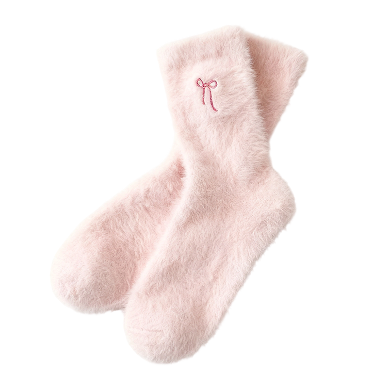 3 Paar Damen Plüsch Nerz Socken