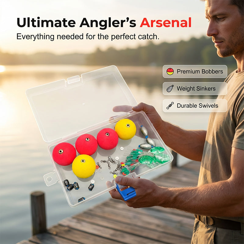 Komplettes Angel-Schwimmer & Blei-Rig-Kit