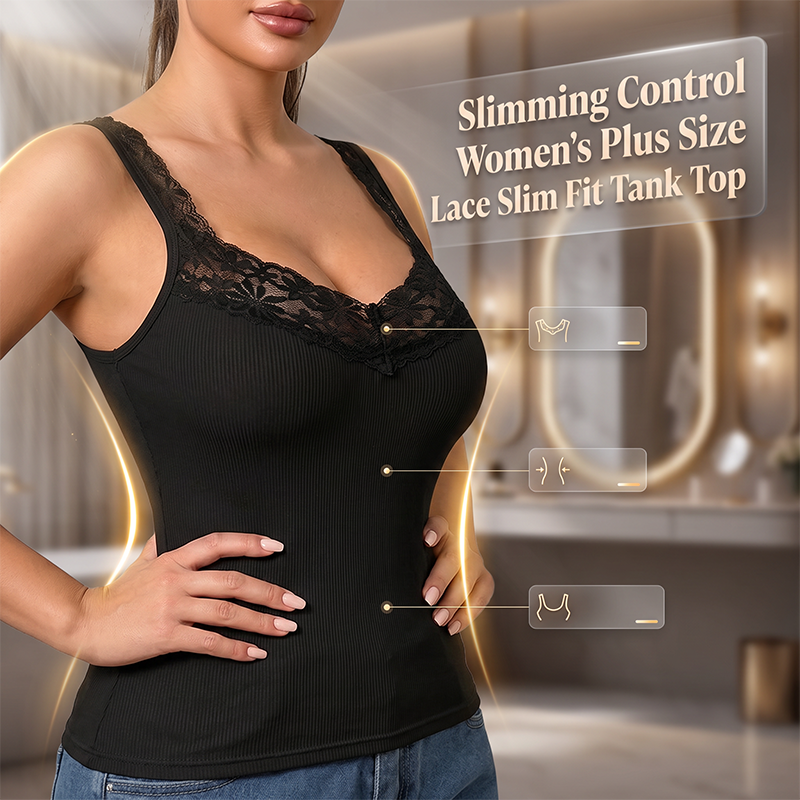 Figurbetonendes Camisole mit zartem Spitzensaum