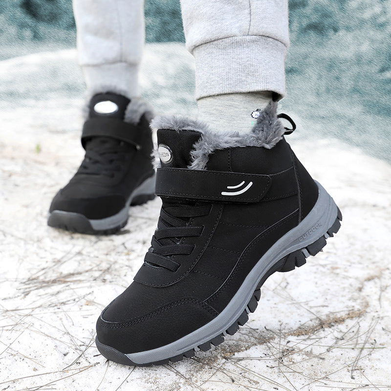 Plüsch und dicke Baumwolle rutschfeste Schuhe