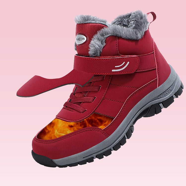 Plüsch und dicke Baumwolle rutschfeste Schuhe