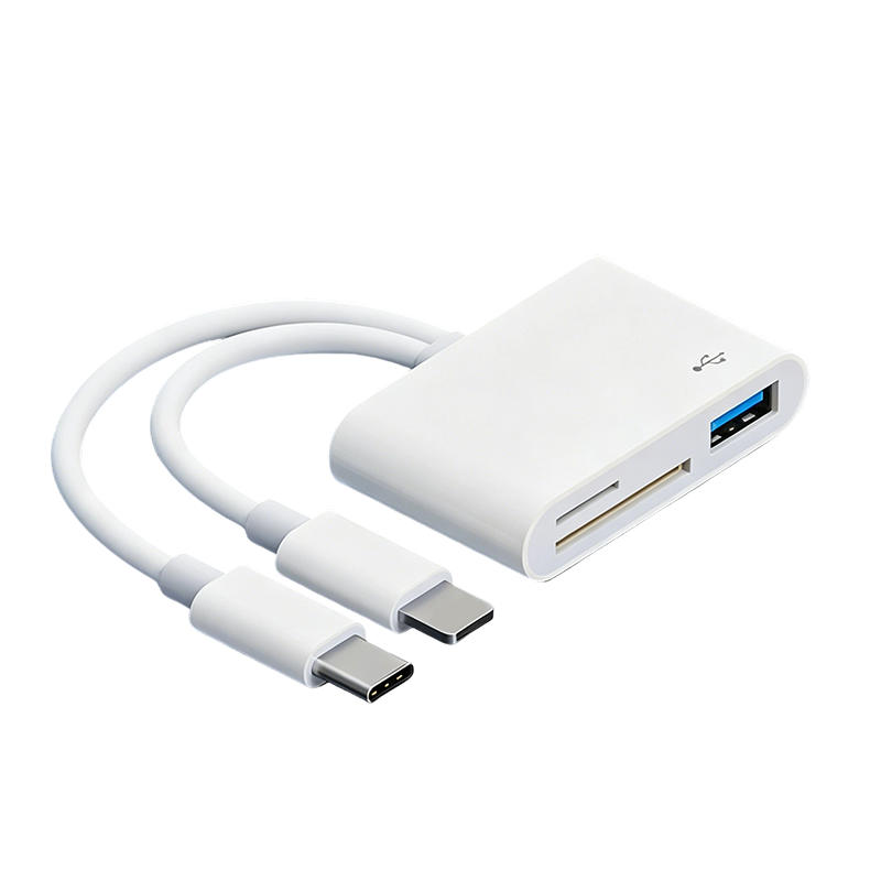 5-in-1 Multiport Speicherkartenleser, Doppelstecker Plug-and-Play, Unterstützung bis zu 1TB für schnelle Dateiübertragung