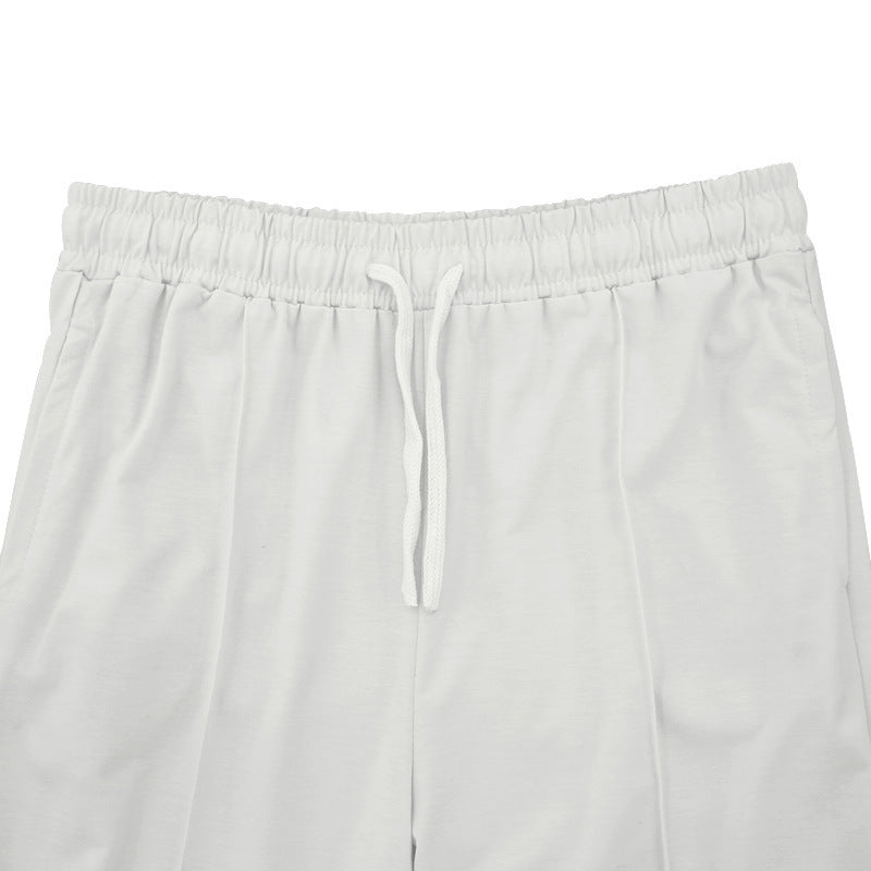 Herren-Hose mit Kordelzug und geradem Bein