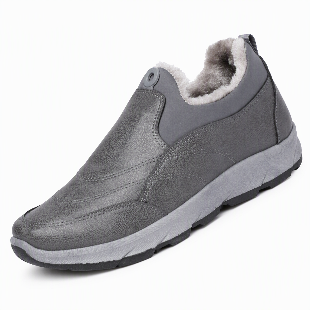 Bequeme Winterschuhe für Herren – Warme Slip-On Schuhe mit Weicher Sohle