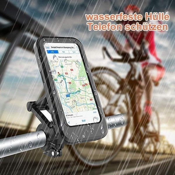 Wasserfeste Handyhalterung für Fahrrad und Motorrad