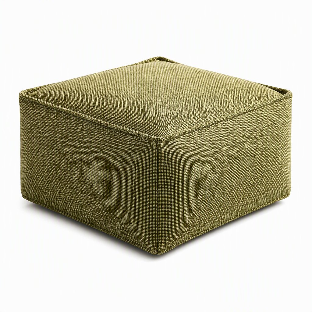 Aufbewahrungshocker-Bezug: Mit Kleidung füllbar, breiter Reißverschluss, waschbar, 45x45x23cm
