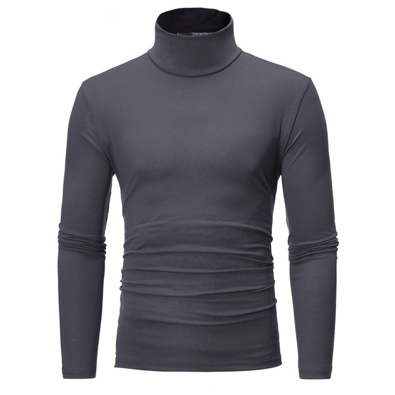 Herren Slim Fit Rollkragenshirt