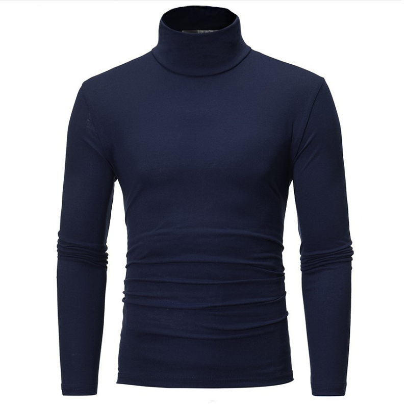 Herren Slim Fit Rollkragenshirt