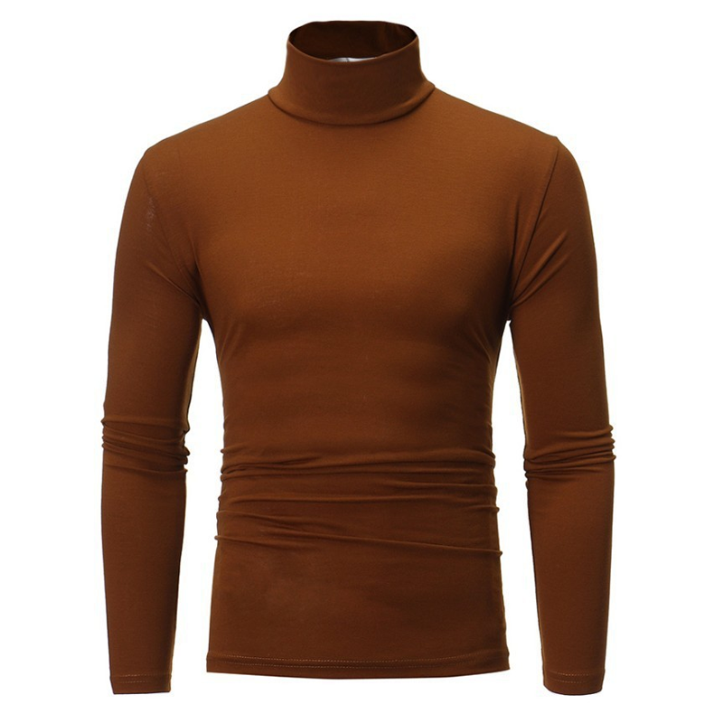 Herren Slim Fit Rollkragenshirt