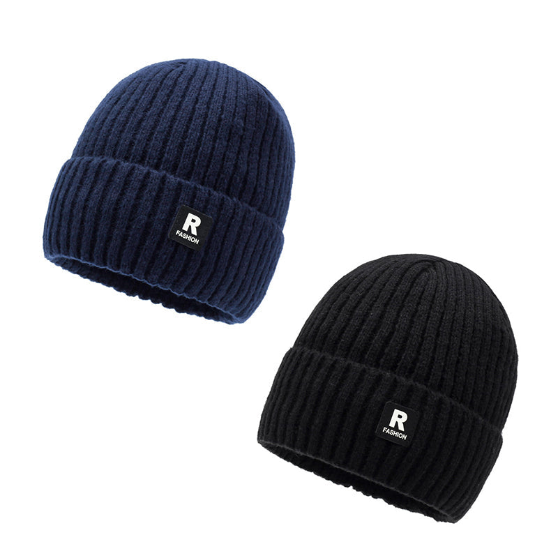 Herren Slouchy Strick Warme Schädelmütze