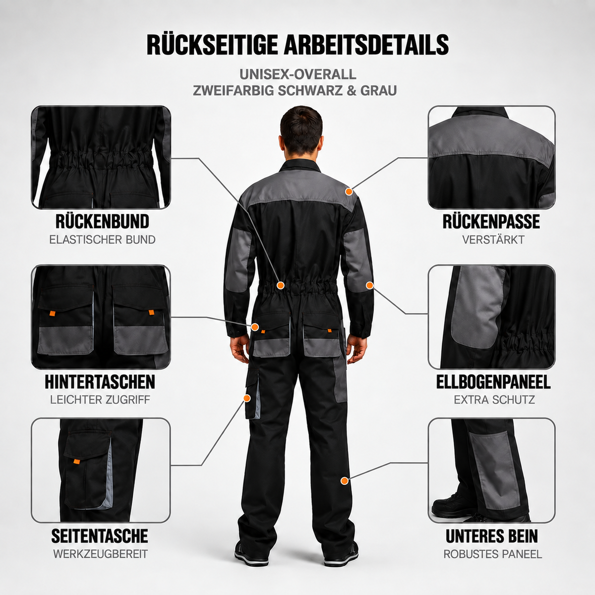 Camp Basel | Gruvtek Multi-Pocket-Latzhosen-Arbeitsanzug
